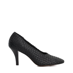 Dune Ladies Admired - Woven Leather Stiletto Heel Court Shoes