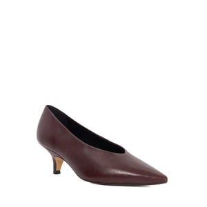 Dune Ladies Audio - Leather Kitten Heel Court Shoes