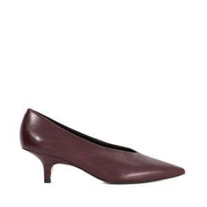 Dune Ladies Audio - Leather Kitten Heel Court Shoes