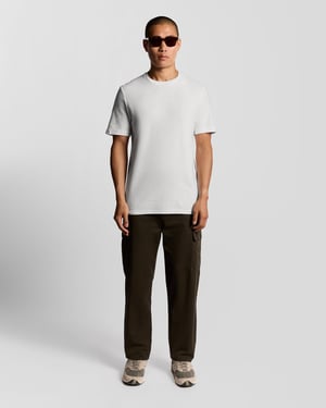 Jacquard Dobby Knit T-Shirt