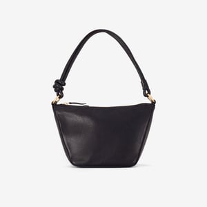 Camille Tie Black Leather Bags