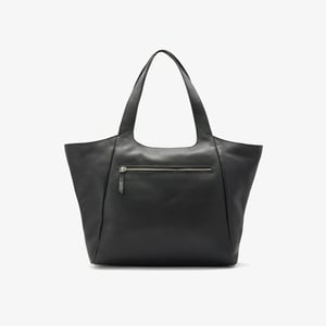 Dress Day Tote Black Leather Bags