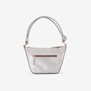 Camille Tie Silver Leather Bags