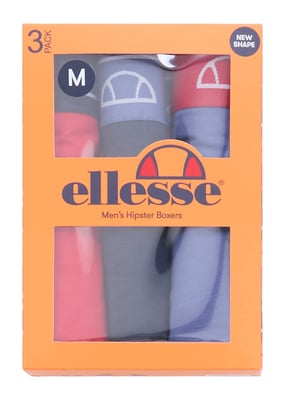 Muxel820 3 Pk Low Rise Trunk Boxers