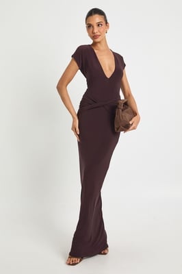 Twist Detail Maxi Dress