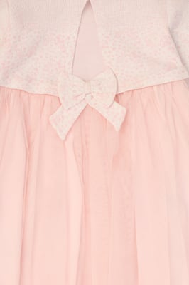 Mock Cardigan Dress for Baby