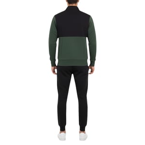 Mens Tracksuit Set Full Zip Sweatshirt Running Gym Joggers Zip Pocket Trousers
