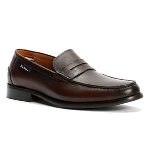 Ben Sherman Hester Leren Heren Bruine Instappers