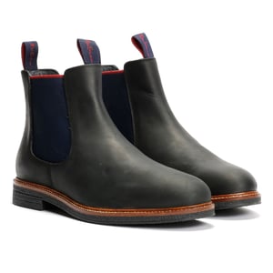 Ben Sherman Walker Chelsea Leren Zwarte Herenlaarzen