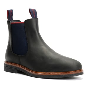 Ben Sherman Walker Chelsea Leren Zwarte Herenlaarzen