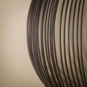 Hoyz Hoyz hanglamp copper twist nikkel industrieel 70x70x150