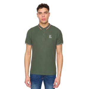 Duck and Cover Heren Melports Poloshirt (Kaki Groen)