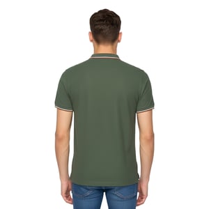 Duck and Cover Heren Melports Poloshirt (Kaki Groen)