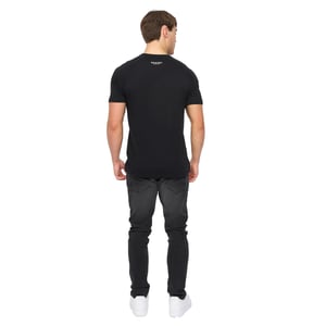 Crosshatch Heren Chantlars T-Shirt (Zwart)