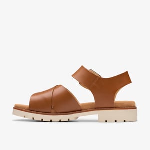 Orinoco Cross Tan Leather Sandalen