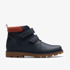 Heath Strap O Navy Boots