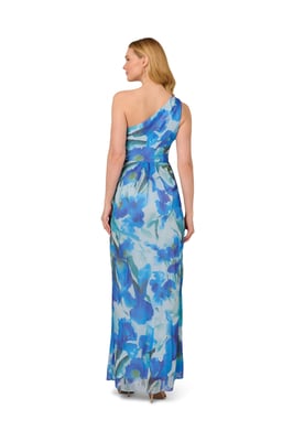 Print Chiffon Long Dress