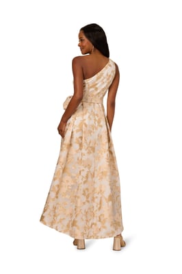 One Shoulder High Low Gown
