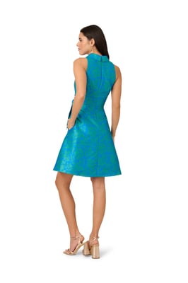 Tie Front Printed Short Dress