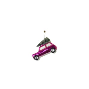 House Vitamin Christmas decoration christmas hanger pink car with christmas tree glass