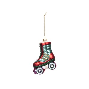 House Vitamin Xmas hanger roller skate glass 8,5x3,5x11cm