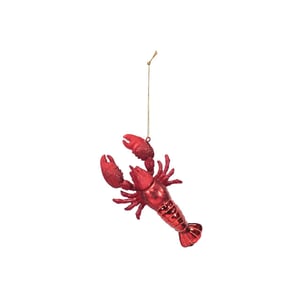 House Vitamin Christmas decoration christmas hanger lobster red glass -