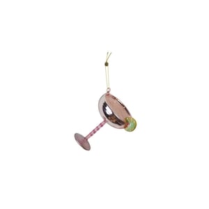 House Vitamin Christmas decoration christmas hanger cocktail lime pink glass -
