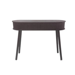 House Vitamin Sideboard with slatted sliding door black 100x33x76cm