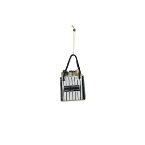 House Vitamin Christmas decoration christmas hanger shopping bag black/ white/ gold -