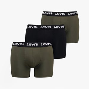 Levi's Repeat Logo Mens 3 Pack Trunks Khaki Combo