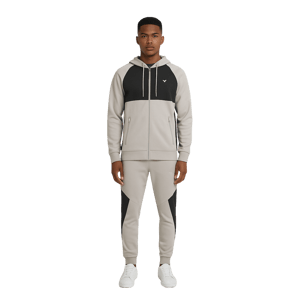 D-Rock Mens Zip Up Hoodie Joggers Tracksuit Set