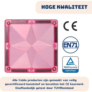 Coblo Magnetische bouwstenen pastel 35 delig