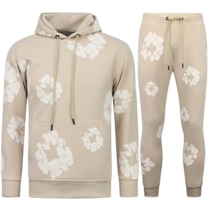 Top-Star Dik geweven trainingspak met bloemen all over bloemenpak