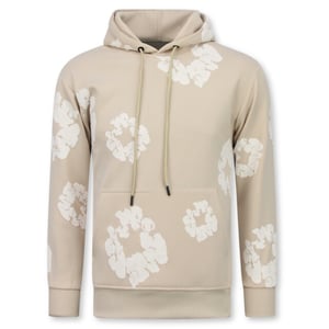Top-Star Dik geweven trainingspak met bloemen all over bloemenpak