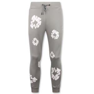Top-Star Dik geweven trainingspak met bloemenprint all over print bloemenpak