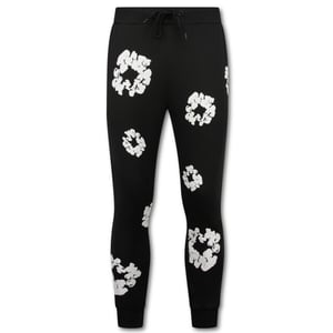 Top-Star Dik geweven trainingspak met bloemenprint all over print bloemenpak