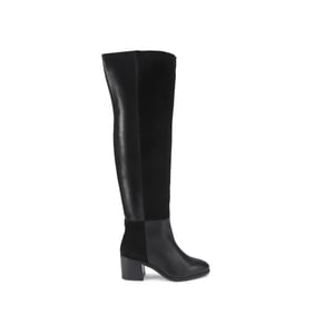 Kurt Geiger London Suede Kgl Block Heel Knee Boots