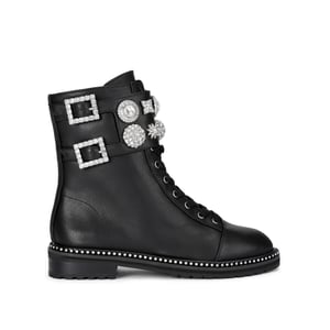 Kurt Geiger London Leather Stoop Combat Boots