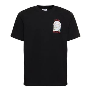 Casablanca Men's T-Shirt Le Passage in Black