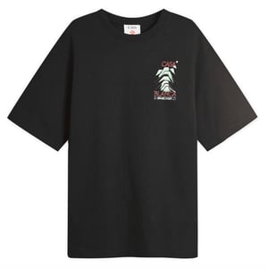 Casablanca Men's T-Shirt Frosty Moutain in Black