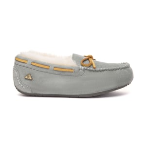 EVER AU Dames leren loafers – Crested