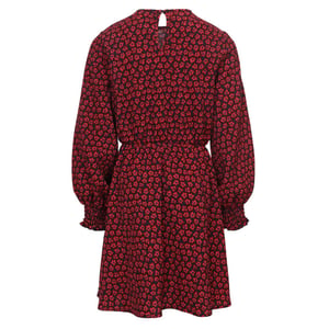 Looxs Revolution Jurkje krinkel red flower voor meisjes in de kleur
