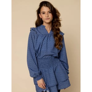 Looxs Revolution Skort print blue voor meisjes in de kleur