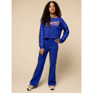 Looxs Revolution Sweat pants wide leg blue voor meisjes in de kleur