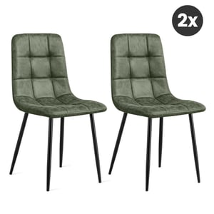 Multifurn 2x eetkamerstoel yerevan microleder -