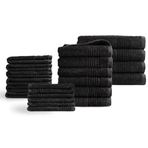 Phlox Handdoeken 22 delig set supreme oeko-tex made in green 600 g/m2 zacht