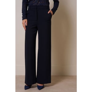 Studio Anneloes Luz twill trouser navy