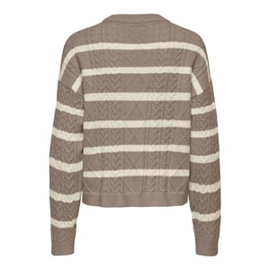 Only Onlkatia ls cable o-neck pullover cc knt dessin