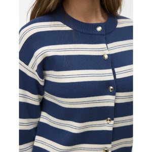 Vero Moda Vmgold stripe ls o-neck cardigan dessin