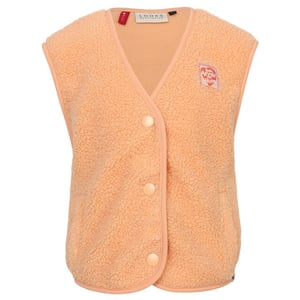 Looxs Revolution Oversized gilet soft apricot voor meisjes in de kleur